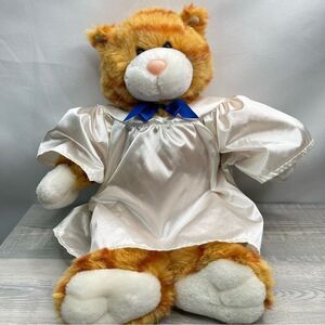 Build A Bear Workshop orange tabby cat in graduation robe